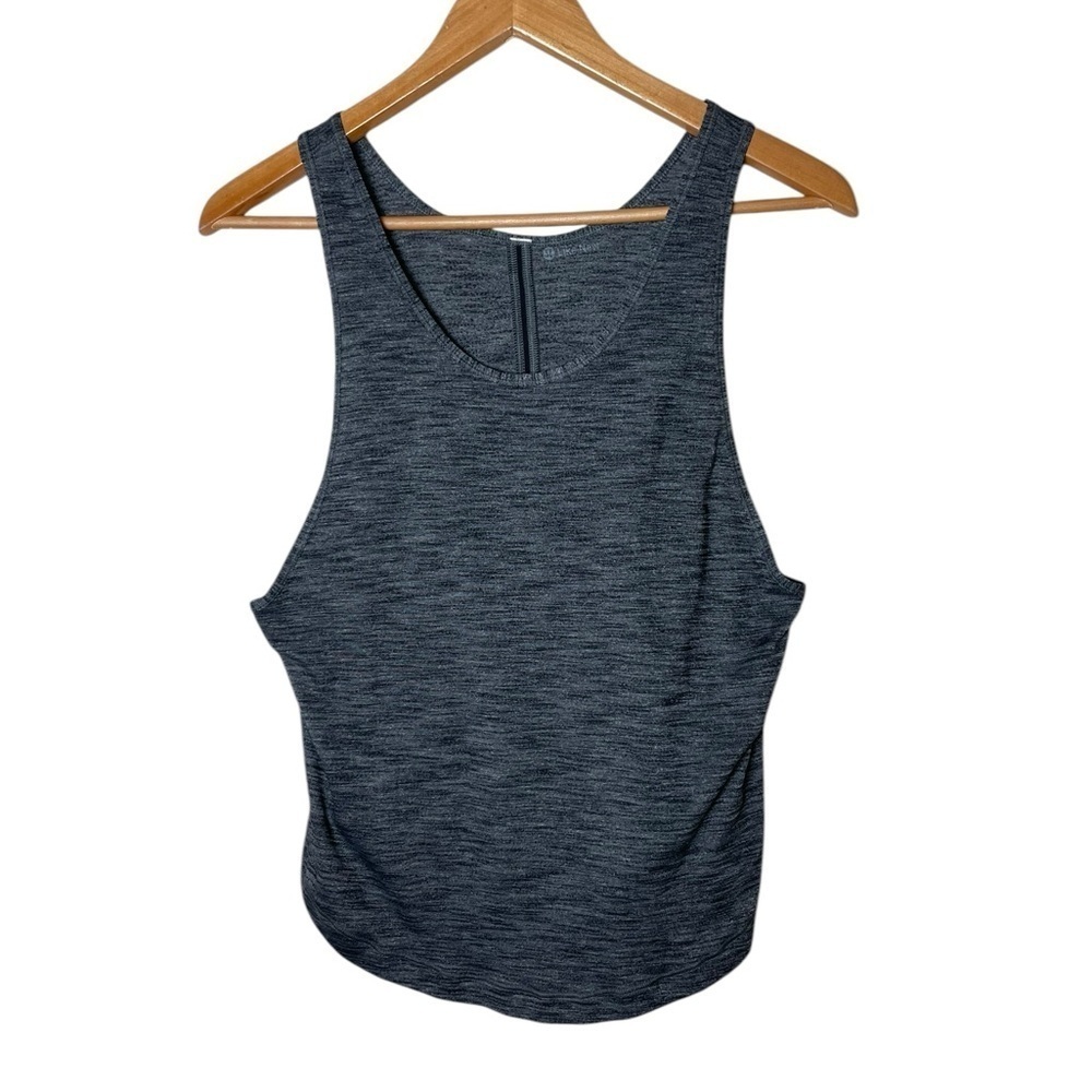Lululemon Rush Hour Tank Top Heathered Black Size 6